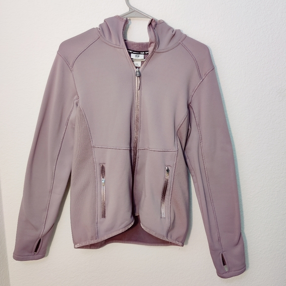 H&M  Purple ZiP Up Hooded Sports Jacket - Picture 6 of 10